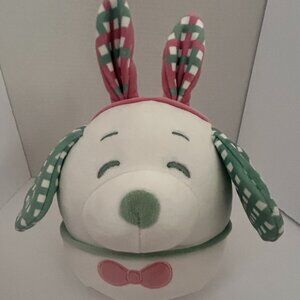 Peanuts Snoopy Easter Plush Bunny Ears Pastel Spring Stuffed Animal Small
